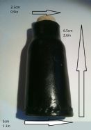Black Leather Potion Bottle